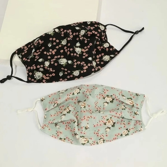 Floral Face Mask - Picture 2 of 4